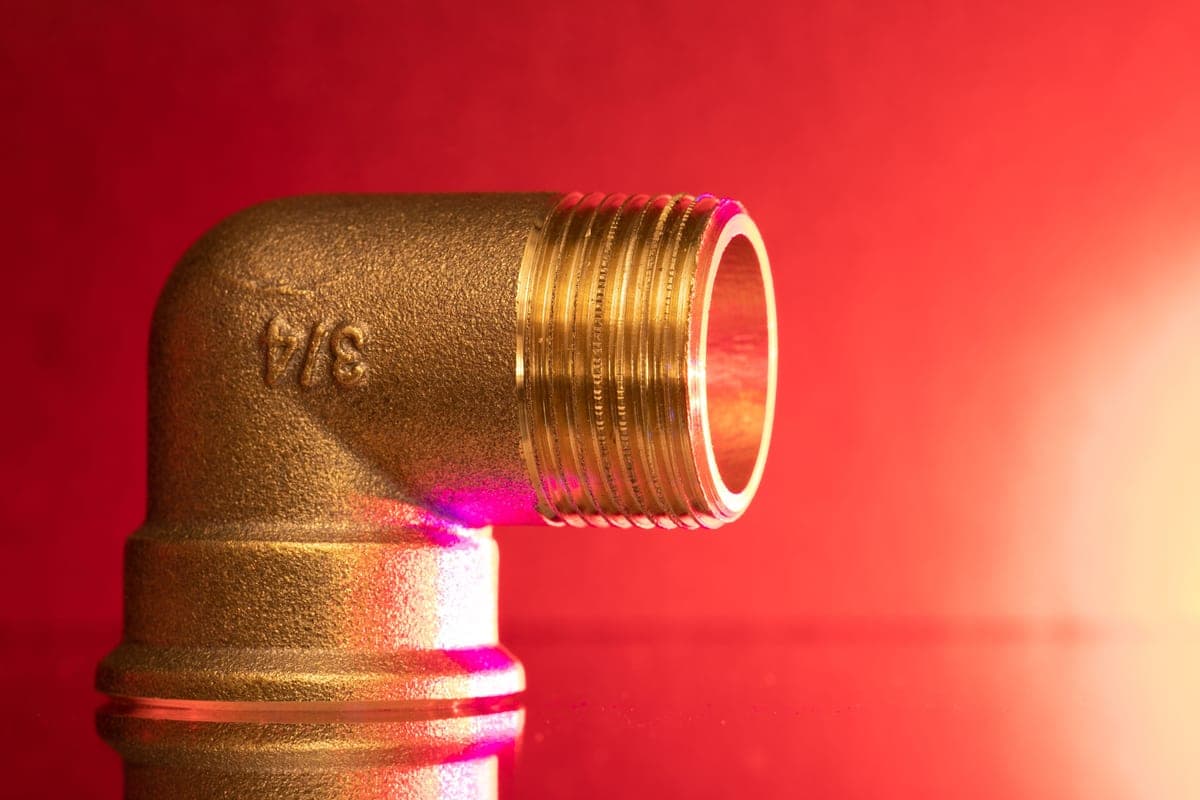 An assortment of threaded plumbing fittings